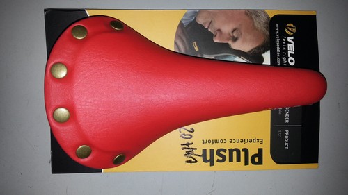 Selle vintage velo rouge pour - selle,