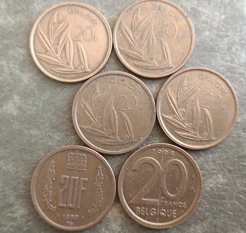 Lot pièces francs - piÈces,