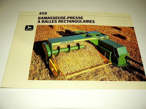 Prospectus tracteur presse 459 - prospectus,