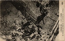 Old postcard L'orage du 15