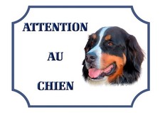 Plaque Alu 15x20cm "Attention