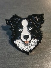 BORDER COLLIE DOG CHIEN pin