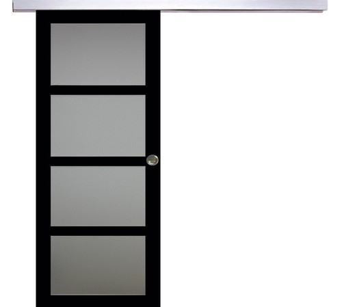 Porte coulissante telia noir - porte,