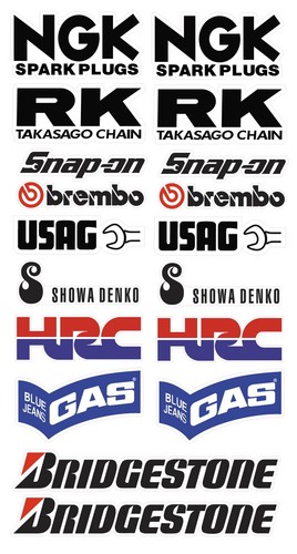 Honda racing cbr sticker set - racing,