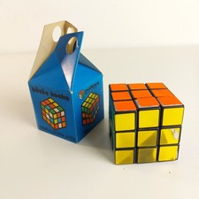 Original Vintage Rubik's Cube in Box Politoys TRIAL 1980s Hungary W/ Facory Flaw