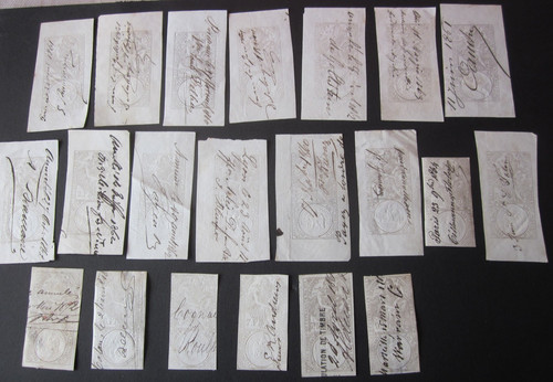 Timbres fiscaux effets - effets, de