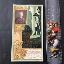 Chromo LU embossed LEFEVRE UTILI Art Nouveau 1900 Poppy Actor L’Aiglon