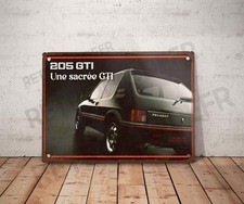 Plaque métal vintage Peugeot