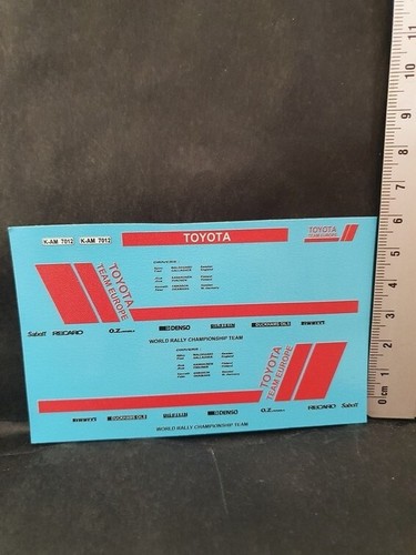Decals toyota hiace - 1/43,