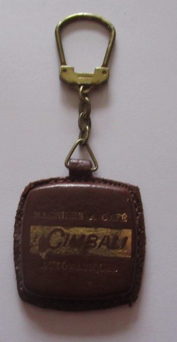 Porte clé cuir cimbali - cuir,