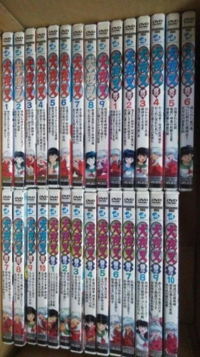 Inuyasha dvd all volumes - inuyasha,