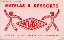 ADVERTISING BLOTTER // SPRING MATTRESS / MATLASSOR