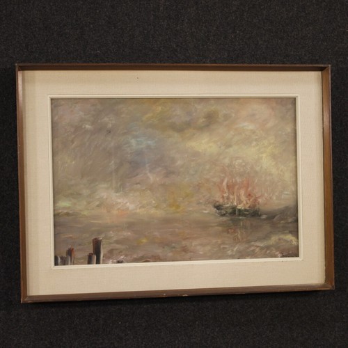 Peinture signé carré - peinture,