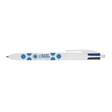RARE BIC PEN 4 COLORS BLUEBERRY DE FRANCE LIMITED EDITION