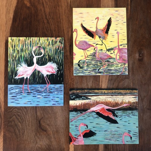 Paintings acrylic paint - 3, on