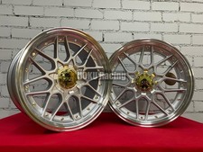 Roues 18" HAXER HX025 BBS RS 2 style 8J + 9J argent pour Mercedes 5x112
