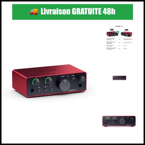 Focusrite scarlett solo - scarlett,