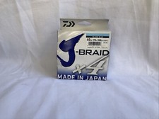 Daiwa J-Braid X4 Braided Fishing Line - 300 Yards Island Blue Line