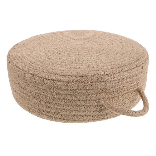 Coussin tatami rond tissé - de,