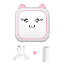 Mini Imprimante Photo Portable Sans Fil Impression Thermique Sans Encre USB ROSE