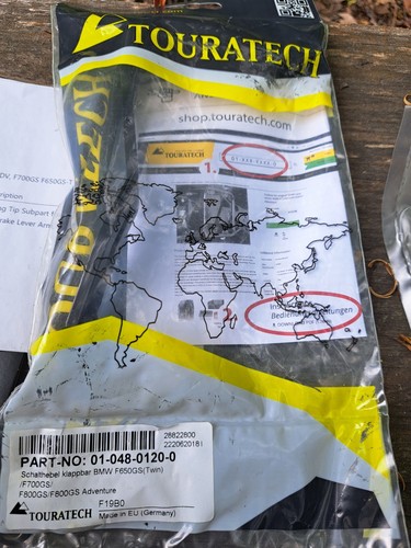 Touratech foldable brake lever - brake,