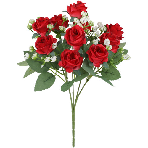 Rose soie fleur - rose,