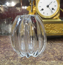 ancien vase boule en cristal