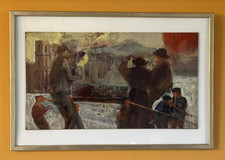 Artiste à identifier - Huile