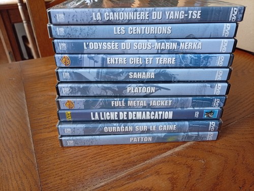 Lot dvd films guerre vf - lot, 10