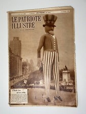 Vieux journal « Le Patriote Illustré » de 1938, pré seconde guerre mondiale
