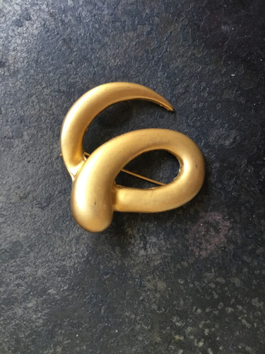 Broche dorée yves rocher - dorée,