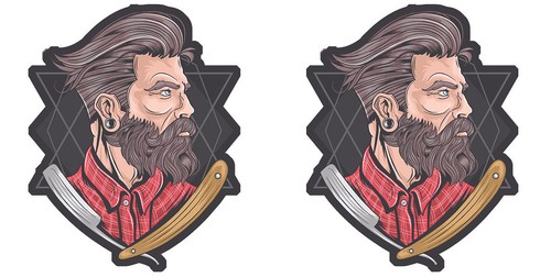 Stickers autocollant barber - stickers,