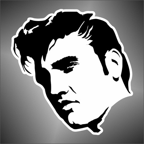 Autocollant elvis presley - autocollant,
