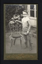 G1200 Child, Portrait Garden Chair. Photo business card CDV 