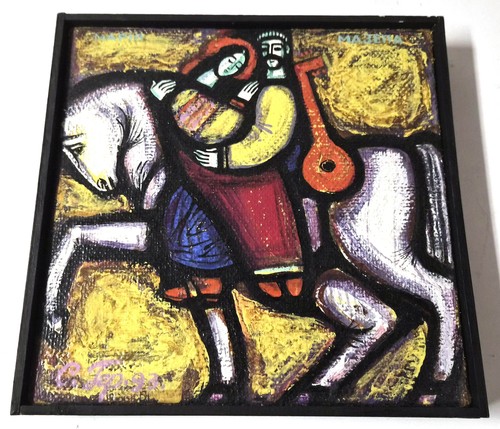 Peinture huile vintage - l’huile,