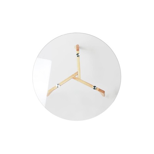 Table basse verre ronde - table, en