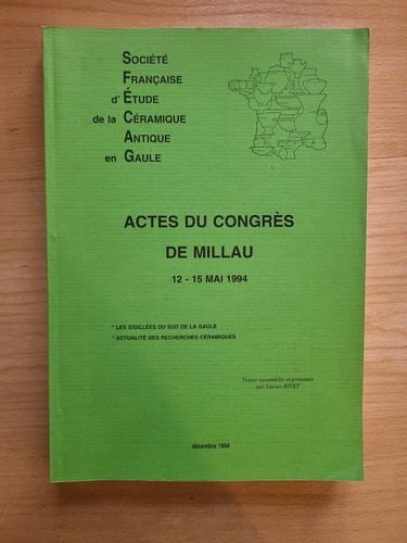 Actes congrès millau - du, de