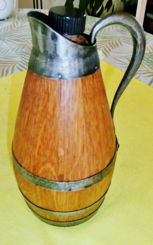 Pichet broc bois rustique - pichet, et