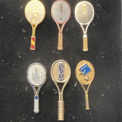 Lot pins tennis raquettes - pins,