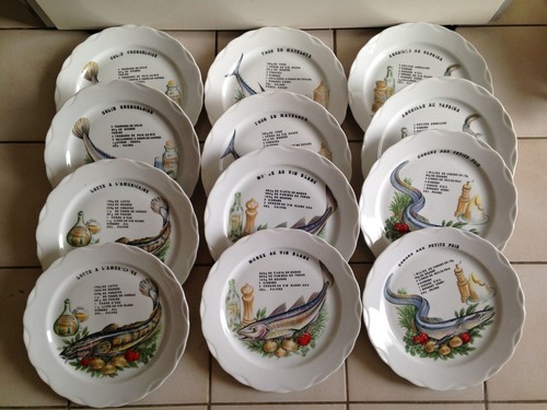 Lot assiettes service a - assiettes,