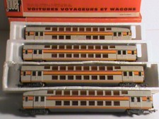 rame voyageurs HO JOUEF/RAME BANLIEUE 2NIVEAUX/4 ELEMENTS/OCC