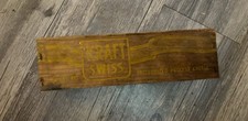Vintage Cheese Box Kraft Swiss 2 Lb Wooden Box 
