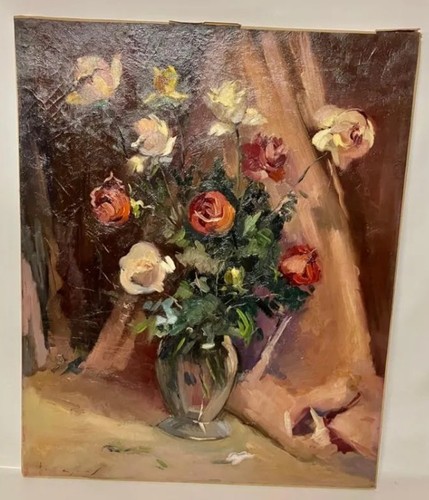 Tableau ancien huile nature - ancien,