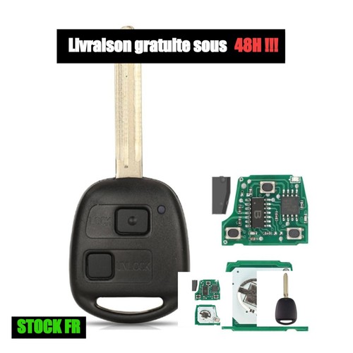 Clé télécommande toyota - clé,