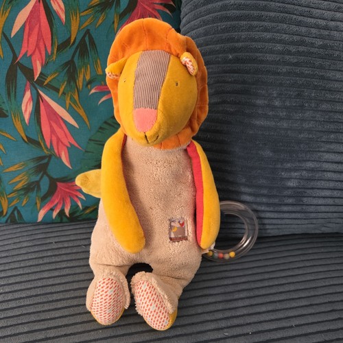 Doudou lion moulin - lion,