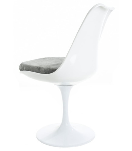 Chaise tulip blanc pivotante