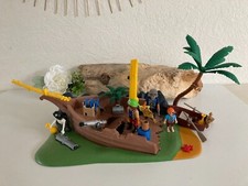 3 ⚜️ Jouet Lot Playmobil Ile des Pirates Bateau Naufrage