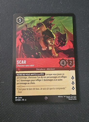 Scar 127 204 - scar, foil