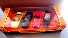 Coffret 4 Ford Mustang voiture