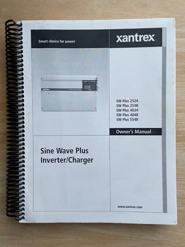 Xantrex sine wave plus - xantrex,